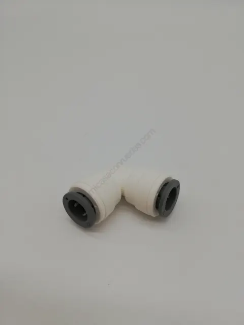 Conector tubo rígido doble 90º – Uniquick