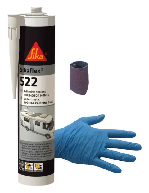 Kit de pegamento para paneles solares de autocaravana
