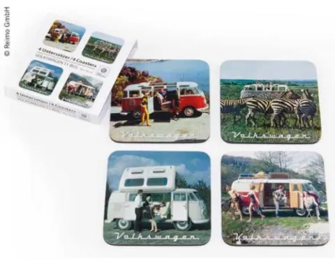 VW Collection Coasters, 4-set