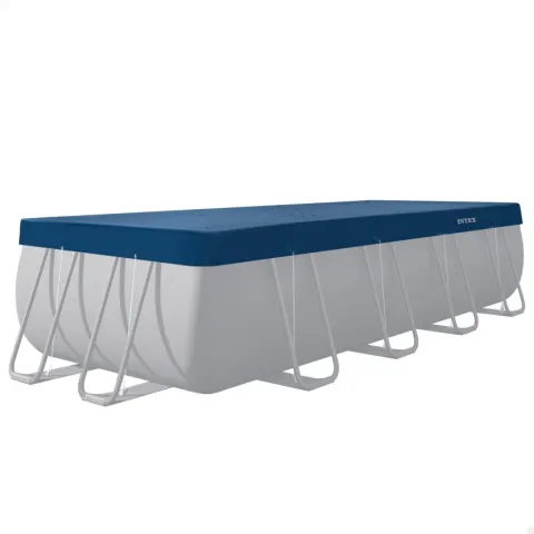 Cobertor piscina rectangular todo el año deluxe 5,36×2,67 m