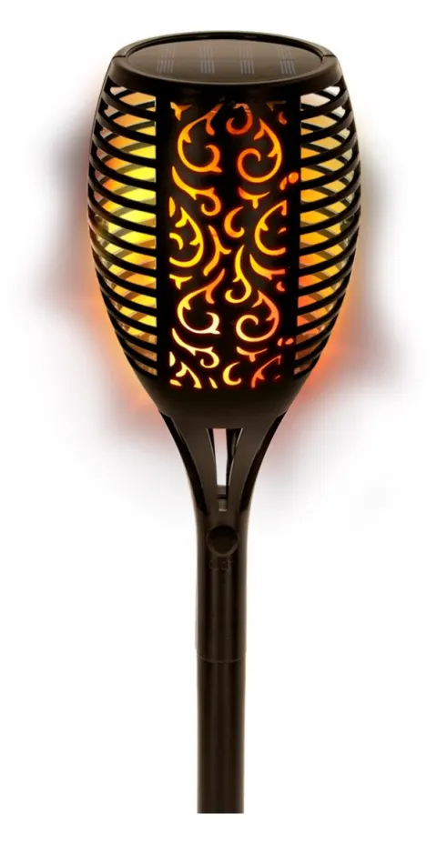 Antorcha solar luz LED efecto fuego Aktive