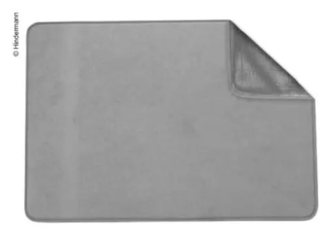Almohadilla térmica para mascotas 100x50cm, gris claro, anti-deslizamiento