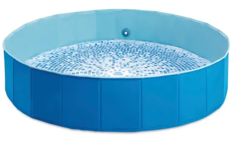 Piscina plegable circular para perros