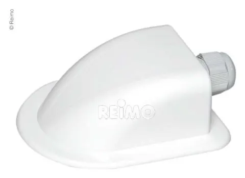 Pasamuros solar individual blanco