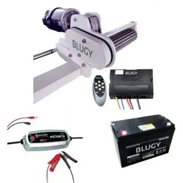 Kit Mover de Aparca-Caravanas con Batería AGM 12V 100Ah y Cargador