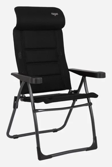 Silla reclinable – AP/215 – Air-Deluxe – Compact – Negro