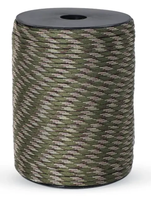 Cuerda Paracord de 9 núcleos, estándar militar, 100/50M, 550, cuerda de paracaídas para exteriores de 4mm, paraguas de supervivencia, tienda, cordón, tendedero