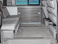 Moqueta Trasera California T5 2 Railes Color Gris
