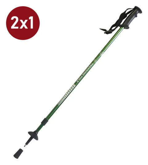 2X1 – Bastón de trekking Hosa 2 TRAMOS – verde