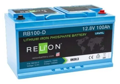 BATERIA LITIO RELION 12V 100Ah LiFePO4 1280Wh · Ref. 1762010