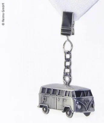 VW COLECCIÓN BULLI Mantelas, 4 set, aspecto de plata antiguo