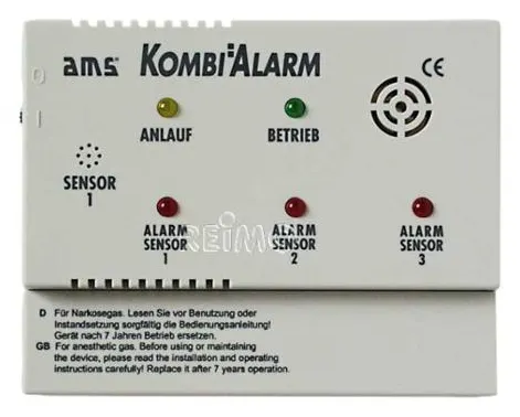 ALARMA DE ALMA DE ALMA DE ALMA DE ALARMA DE GAS AMS Sistema 12V