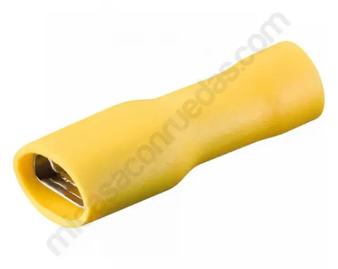 Faston aislado HEMBRA 6 mm (2 U.)