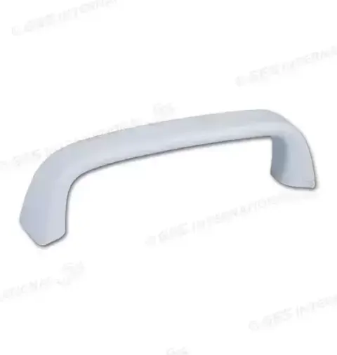 Asa color blanco, tirador para caravana con tornillos interiores – Ref. 34-MANC03B