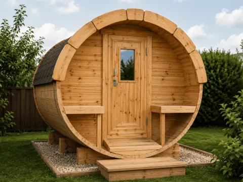 Sauna Barril 4.0 m Ø 2.27 m