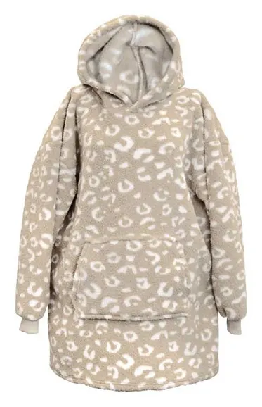 Unique Living Zion Long sudadera manta oversize – Chateau Grey