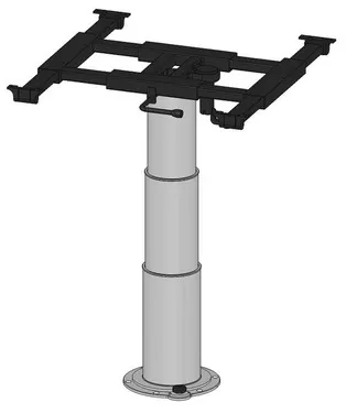 Bastidor elevador de una sola columna 355-730 mm carrera 375 mm