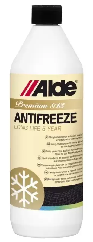 Anticongelante Glicol premium para calefacciones Alde de 1 litro para autocaravanas.
