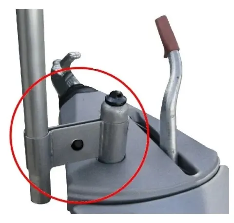 Abrazadera de acero para jockey 48Ø multiusos Brunner