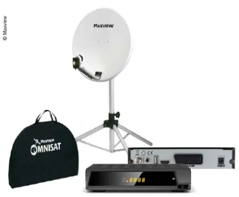 Sat-kit portátil 65 cm MIT Easy-Find LNB UND receptor