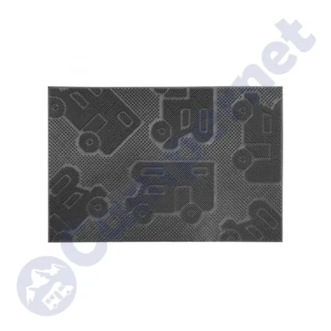 Alfombra goma negra 40×60