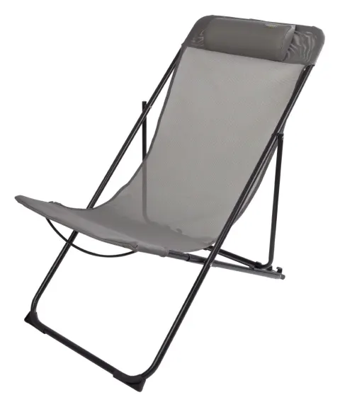 Silla tumbona plegable jardín gris – Muebles de jardín