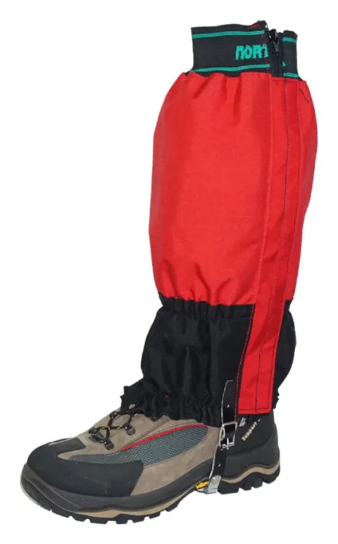 North Star Polaina Cordura® Pro roja y negra – Pack 2 polainas paranieves