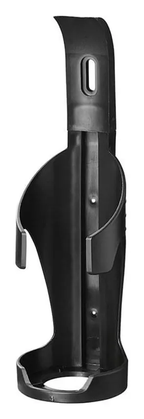 Soporte negro de pared para extintor