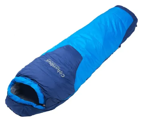 Columbus ANETO JR 300 2ºC azul – Saco de dormir momia junior
