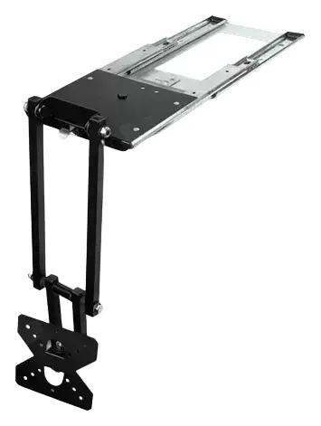 Soporte de televisión combinado deslizante con doble brazo para caravanas, autocaravanas y camper. – Ref. PORTV04