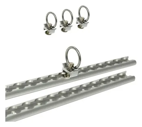 Guías de sujeción aluminio 60 cm con 24 posiciones