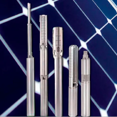 Bomba solar Sumergible Hibrido Caudal Max: 11,5 L/min Altura max: 300m ZIRI