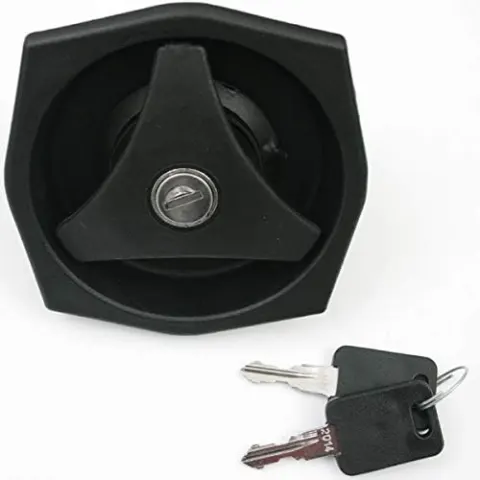 Cerradura caravana para puerta, autocaravna negro