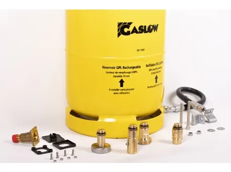 Bombonas recargables GLP 11 kg con toma carga exterior. Gaslow