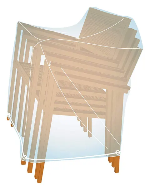 Funda cubre sillas apiladas x 4 Campingaz