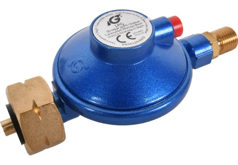 Obelink regulador de presión 30 mbar 1/4″ izquierda con válvula de seguridad
