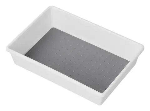 Bandeja para cubiertos blanca y gris ProPlus