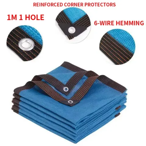 Red de sombreado para jardín al aire libre, toldos para terraza, malla protectora para sombra de acampada, protección UV, tela de protección solar HDPE, sombra 4x5m ﻿