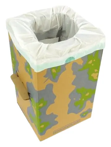 Inodoro seco, portátil y plegable Cleanis ecológico.