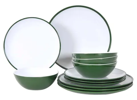 Kampa Fern Green vajilla de 12 piezas