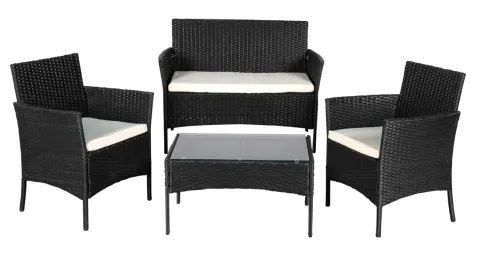 Conjunto muebles terraza rattan
