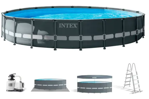 Piscina desmontable redonda intex ultra xtr frame 6 metros con depuradora