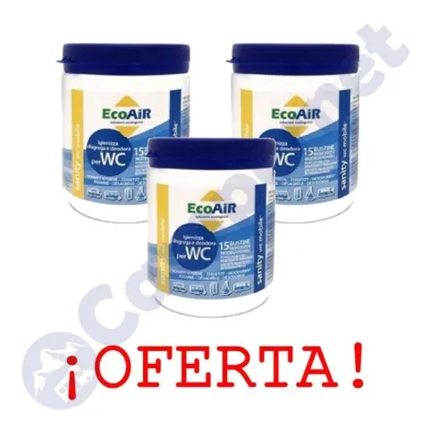 Pack 3 botes Blue sackets WC