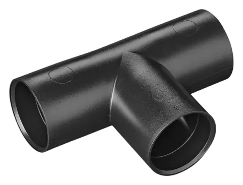 Desagüe T para tubería de aguas residuales PE negro Ø28 mm