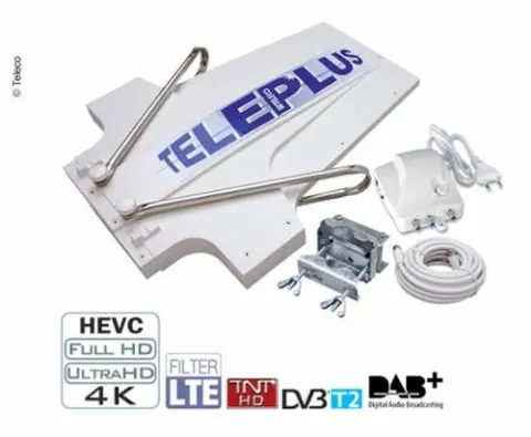 Antena Direcciónable Teleplus para recepción señales terrestres digitales 36db