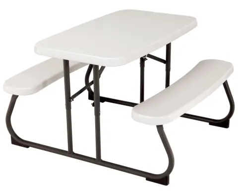 Mesa picnic infantil con bancos Lifetime | Distria.com