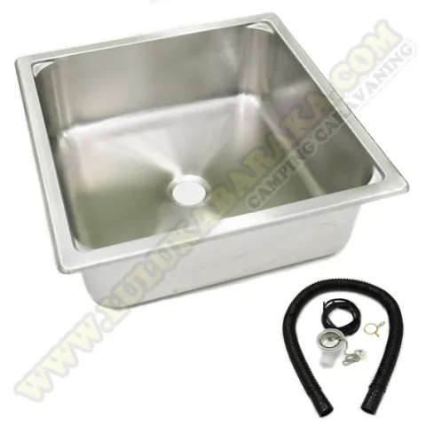 Fregadero cuadrado inox. 350×350