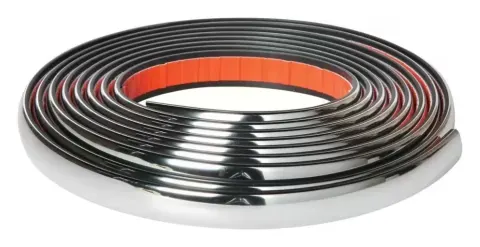 Moldura decorativa cromada 6mm – Ref. PRC520
