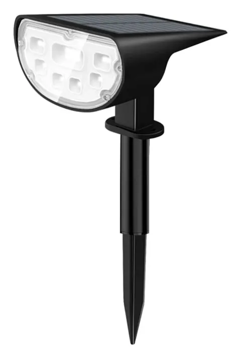 Foco solar exterior LED multicolor