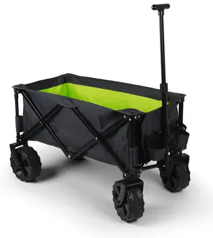 Carro de Mano Plegable con Neumáticos Extra Anchos